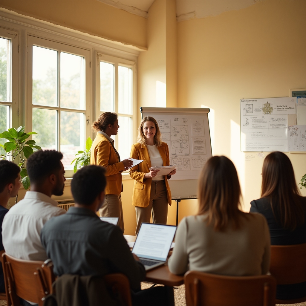 Skupinový workshop strategického plánovania pre podnikateľov
